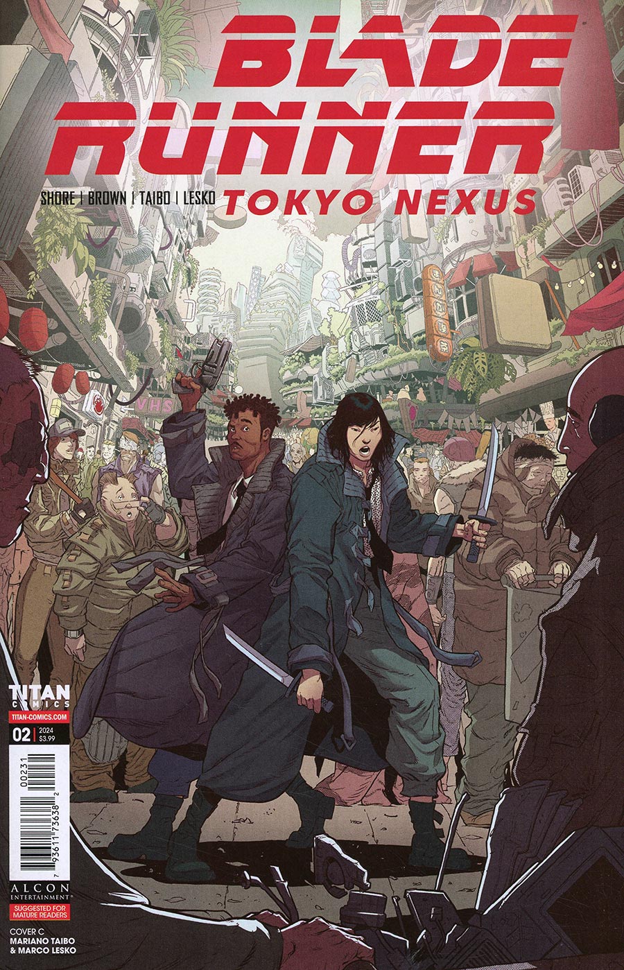 Blade Runner Tokyo Nexus #2 Cover C Variant Mariano Taibo Cover