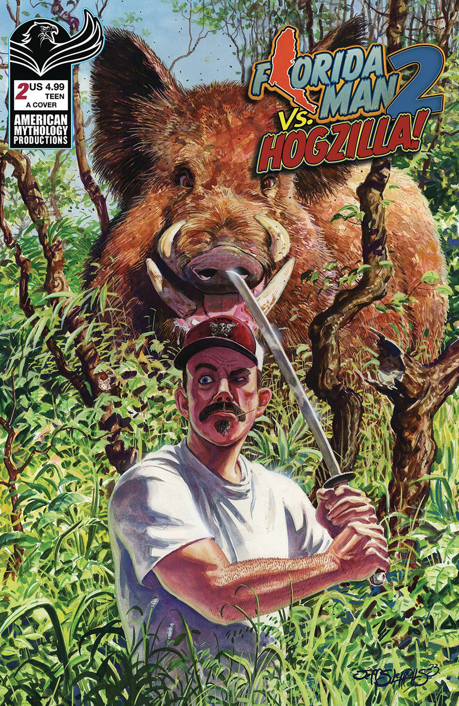 Florida Man vs Hogzilla #2 Cover A Regular Jeff Slemons Cover