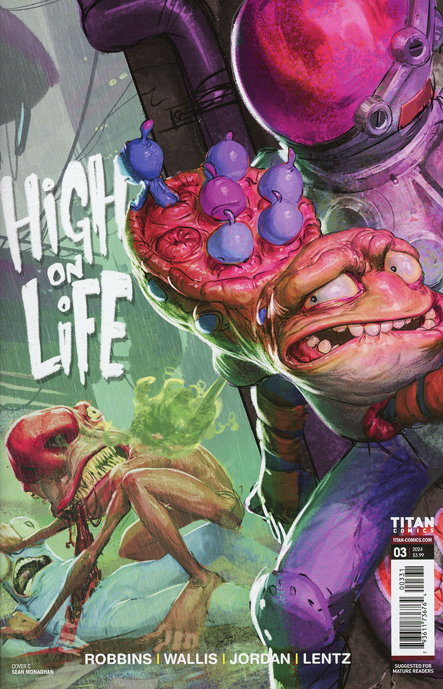 High On Life #3 Cover C Variant Sean Monaghan Cover