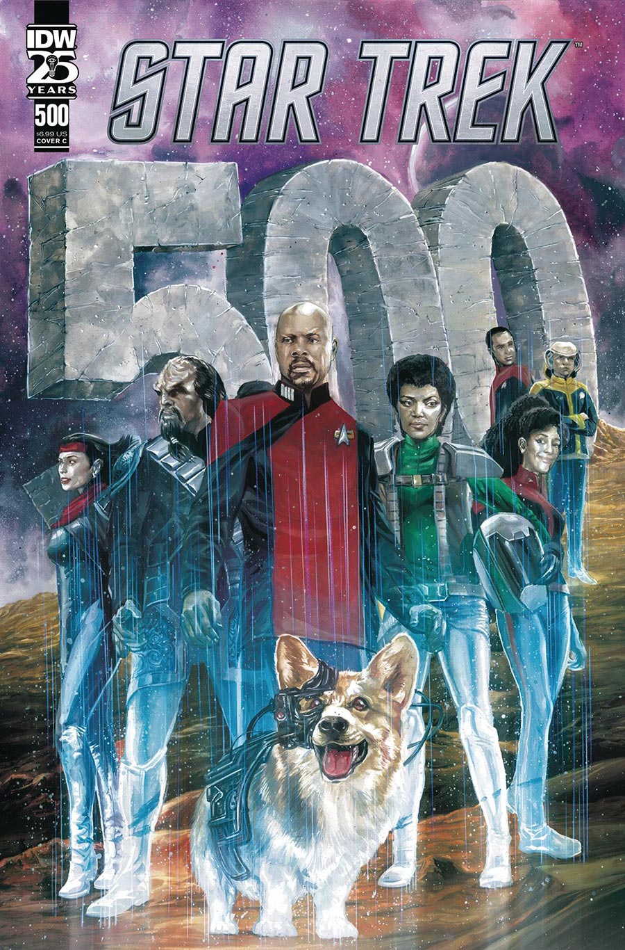 Star Trek One Shot #500 Cover C Variant JK Woodward Cover