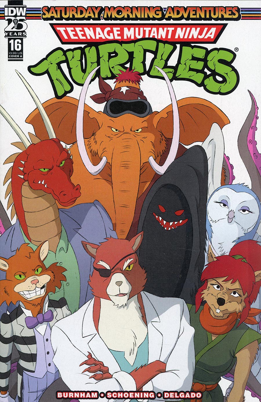 Teenage Mutant Ninja Turtles Saturday Morning Adventures Continued #16 Cover A Regular Dan Schoening Cover