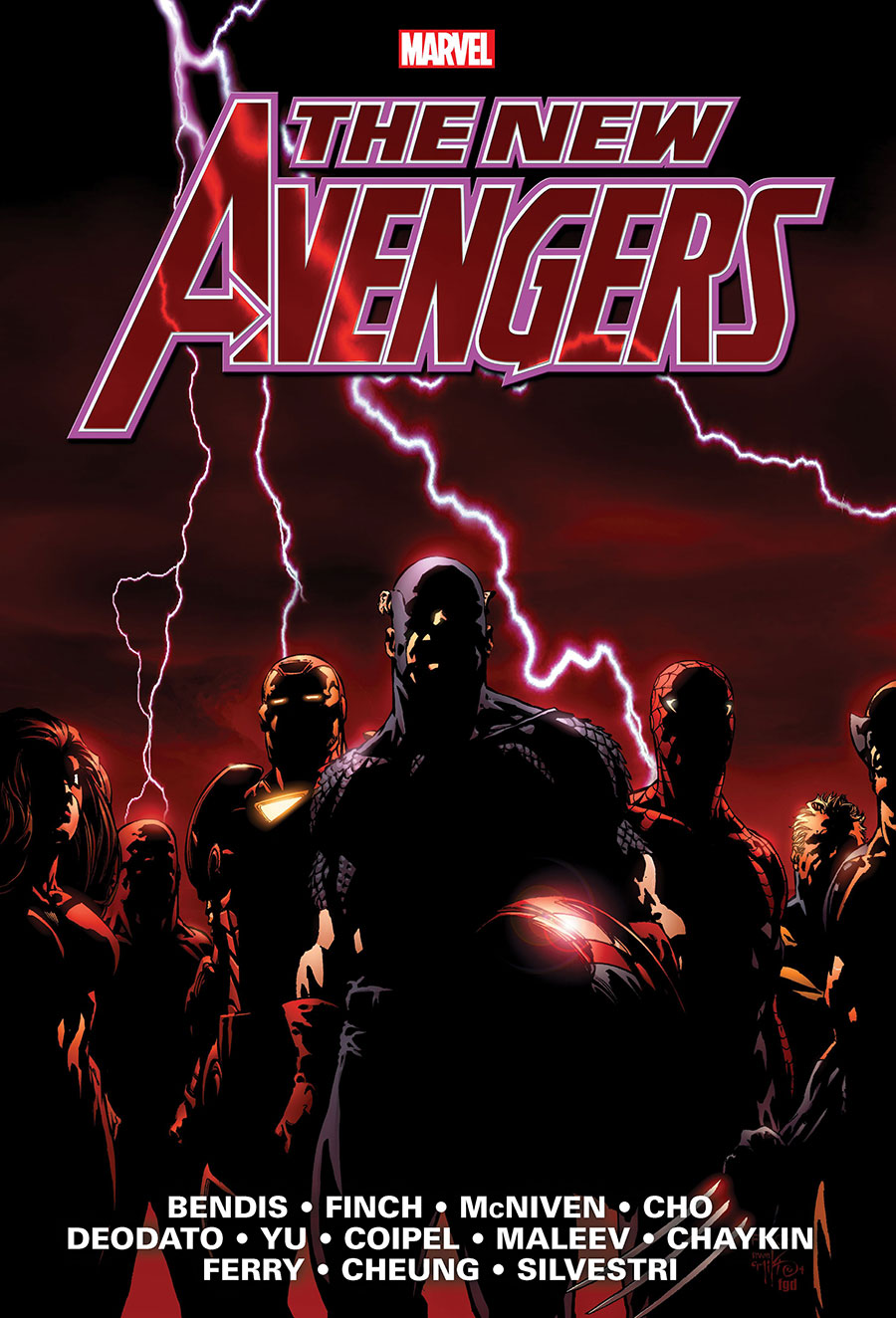 New Avengers By Brian Michael Bendis Omnibus Vol 1 HC Book Market David Finch Cover New Printing