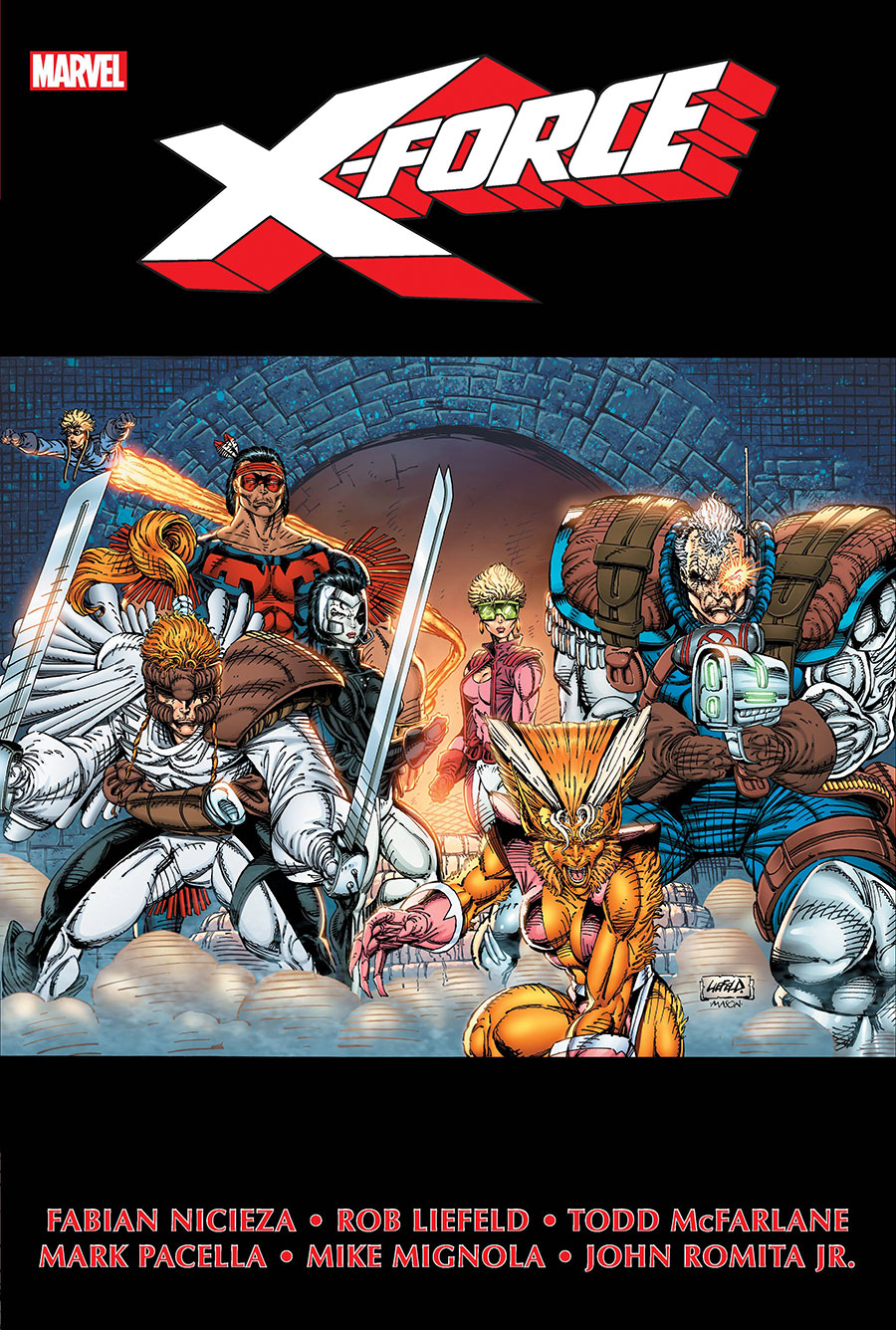X-Force Omnibus Vol 1 HC Book Market Rob Liefeld First Issue Cover New Printing