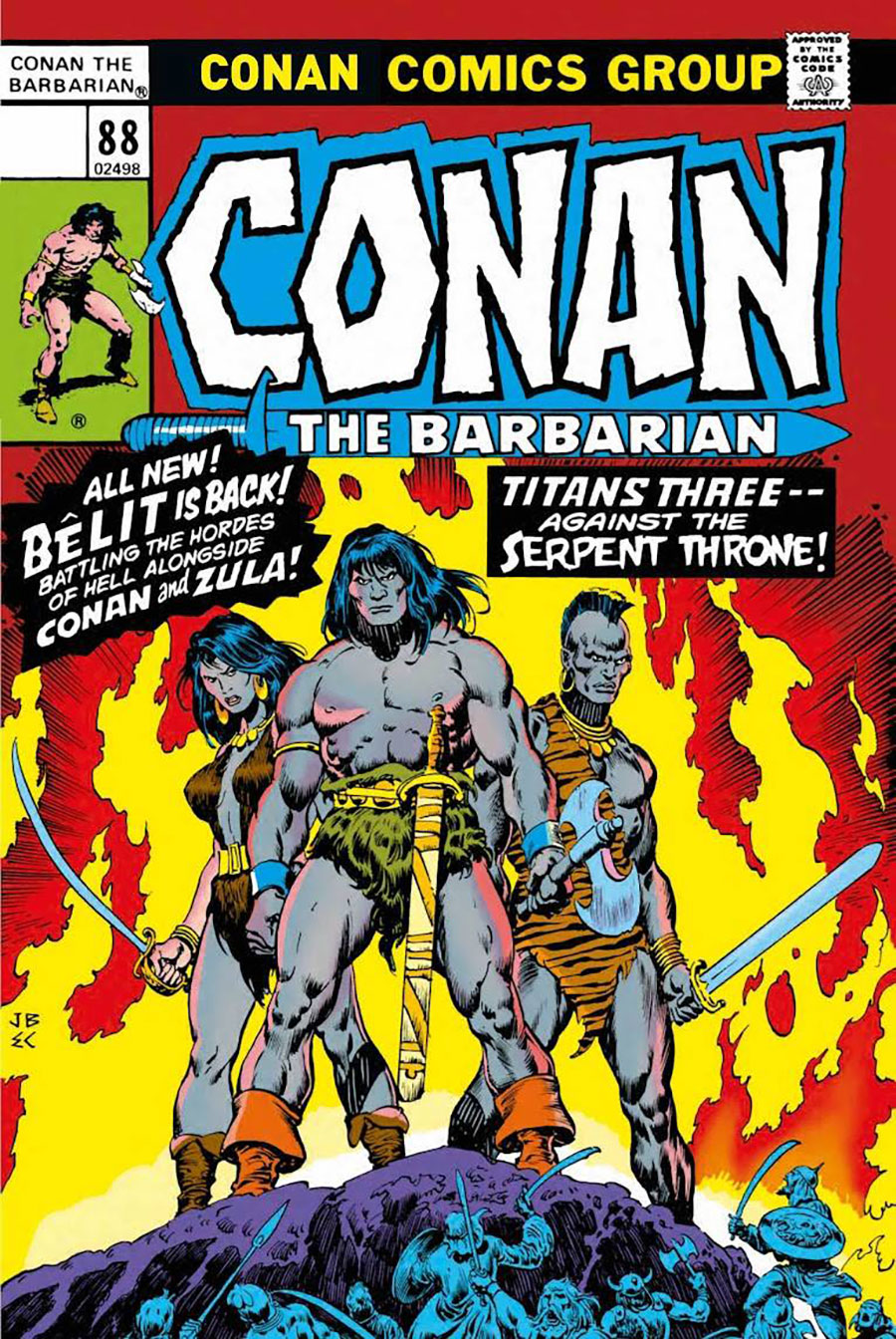 Conan The Barbarian The Original Comics Omnibus Vol 4 HC Book Market John Buscema Cover