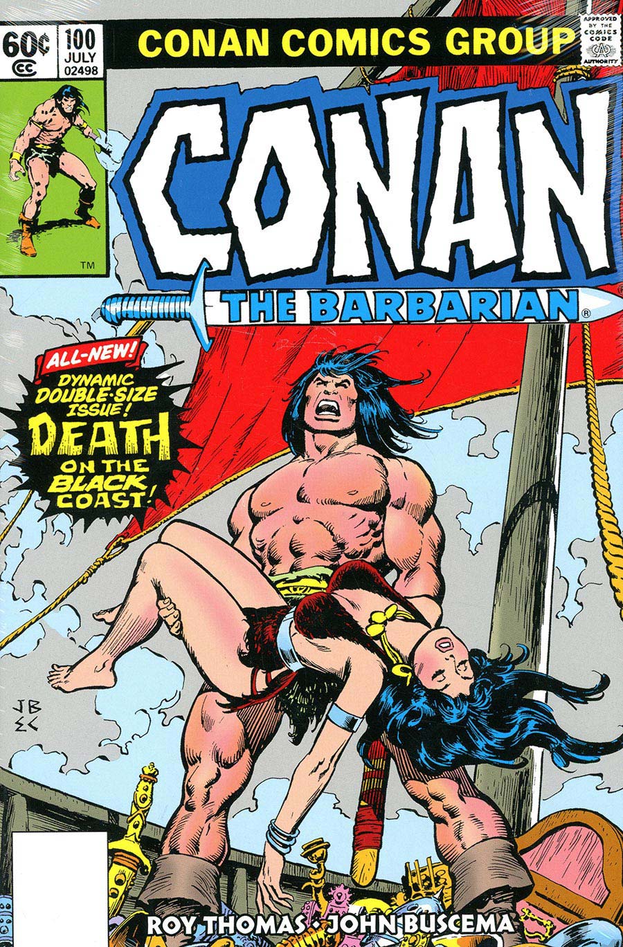 Conan The Barbarian The Original Comics Omnibus Vol 4 HC Direct Market John Buscema Variant Cover