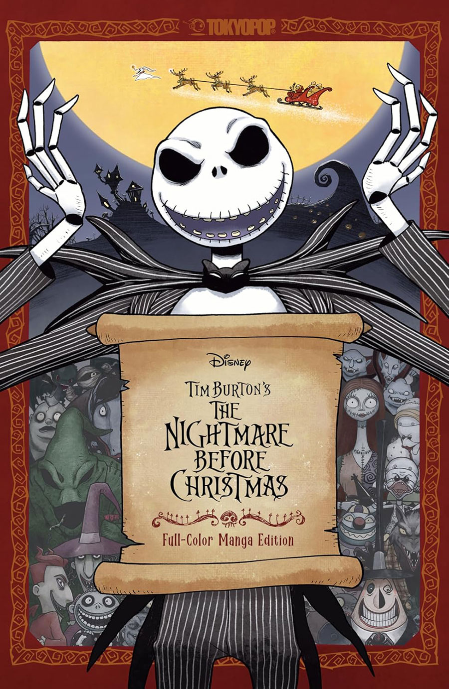Disney Manga Tim Burtons Nightmare Before Christmas Color Edition GN