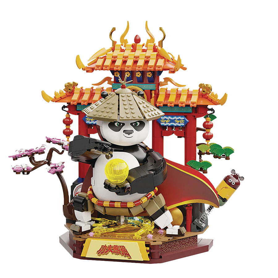 Pantasy Kung Fu Panda Dragon Warrior Previews Exclusvie Building Block Toy (1518-Piece)