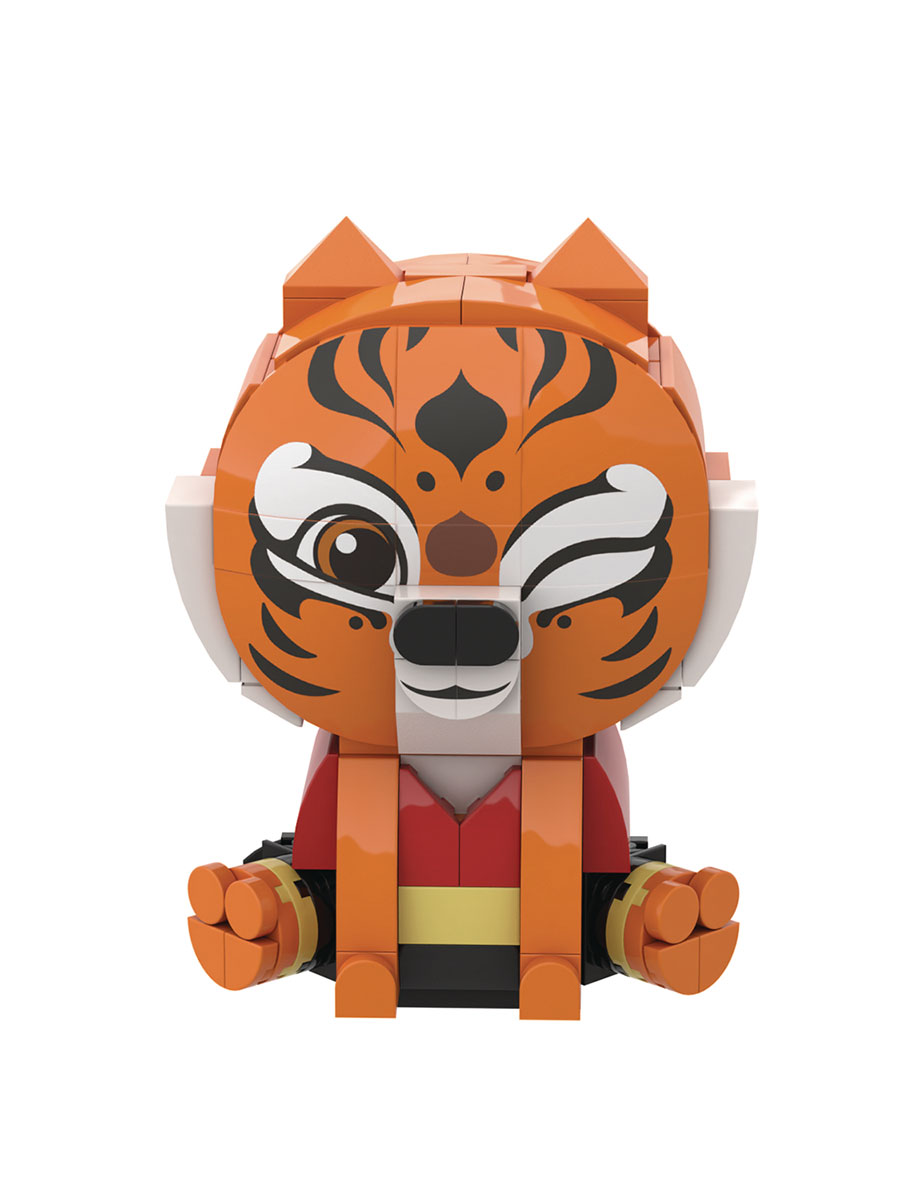 Pantasy Kung Fu Panda Sitting Baby Previews Exclusive Building Block Toy - Tigress (144-Piece)