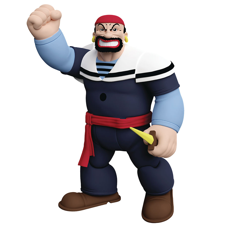 Popeye Power Stars Wave 2 Action Figure - Bluto As Sinbad