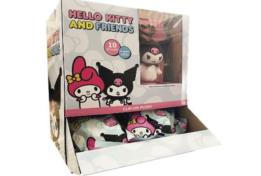 My Melody And Kuromi 3-Inch Plush Clip Blind Mystery Box - Midtown