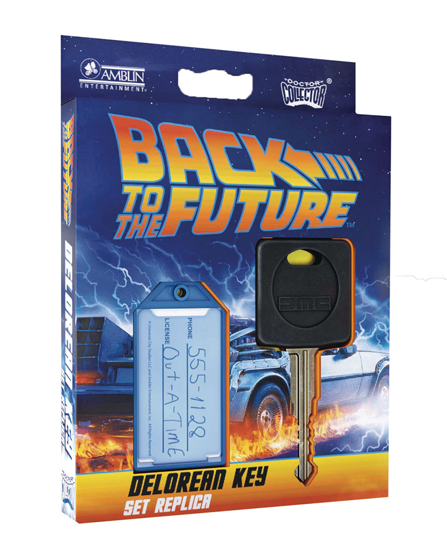 Back To The Future DeLorean Key Replica