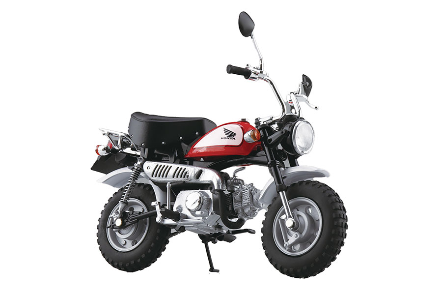 Honda Monkey Limited 1/12 Scale Die-Cast Bike Model - Fighting Red