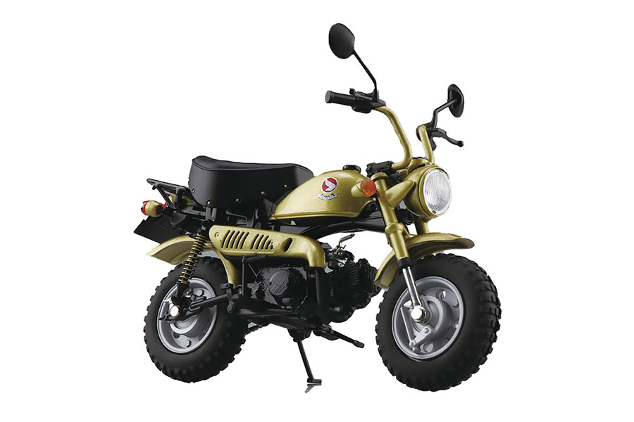 Honda Monkey Limited 1/12 Scale Die-Cast Bike Model - Monkey Gold