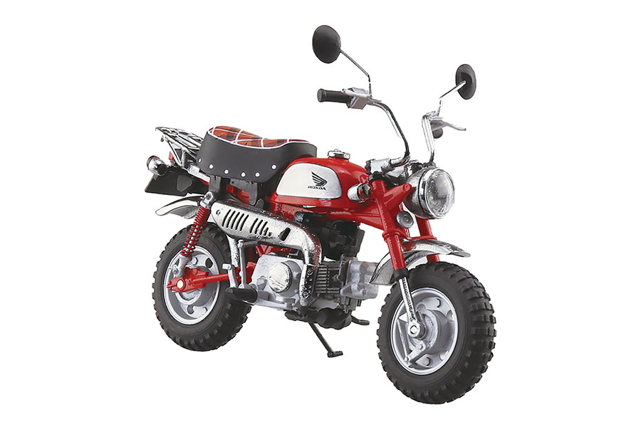 Honda Monkey Limited 1/12 Scale Die-Cast Bike Model - Monza Red