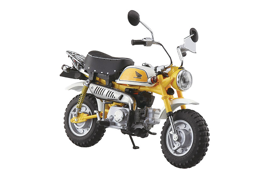Honda Monkey Limited 1/12 Scale Die-Cast Bike Model - Plasma Yellow