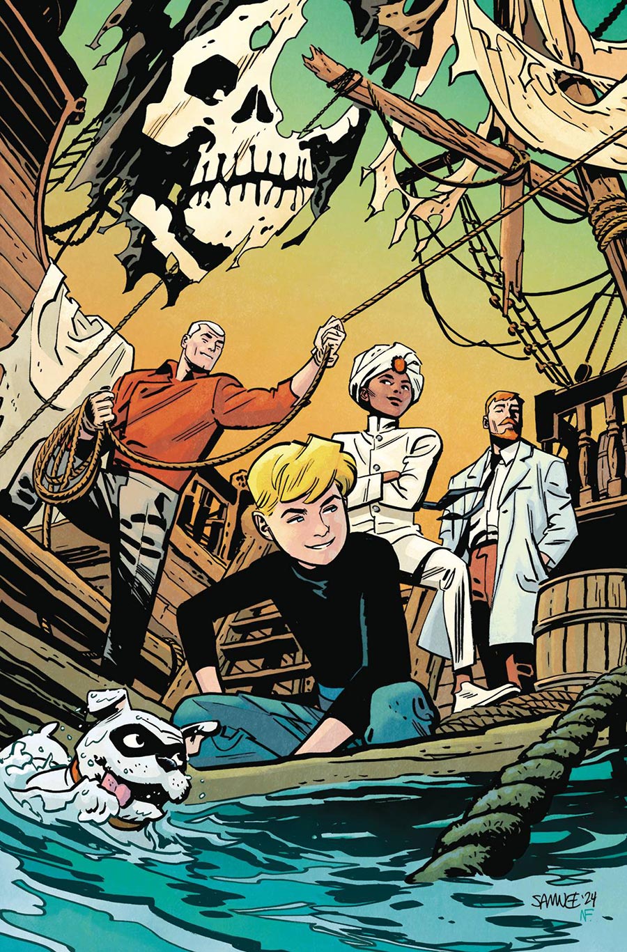 Jonny Quest Vol 2 #1 Cover K Variant Chris Samnee FCBD Foil Virgin Cover