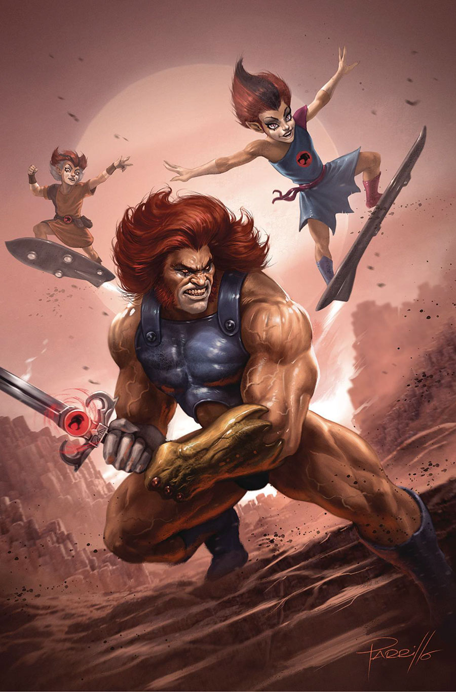 Thundercats Vol 3 #7 Cover G Variant Lucio Parrillo Foil Virgin Cover