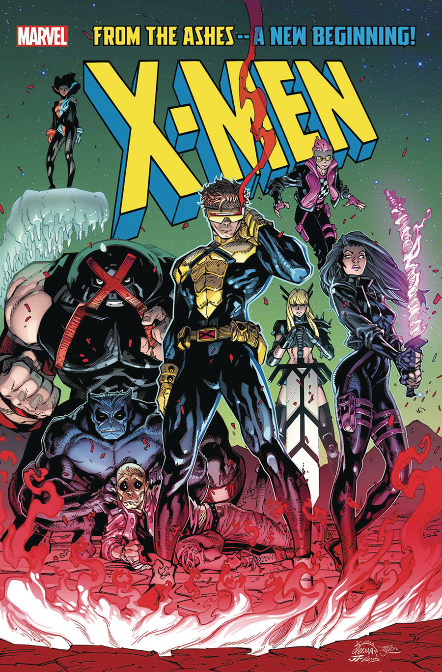 X-Men Vol 7 #1 Cover Q DF Signed By Ryan Stegman