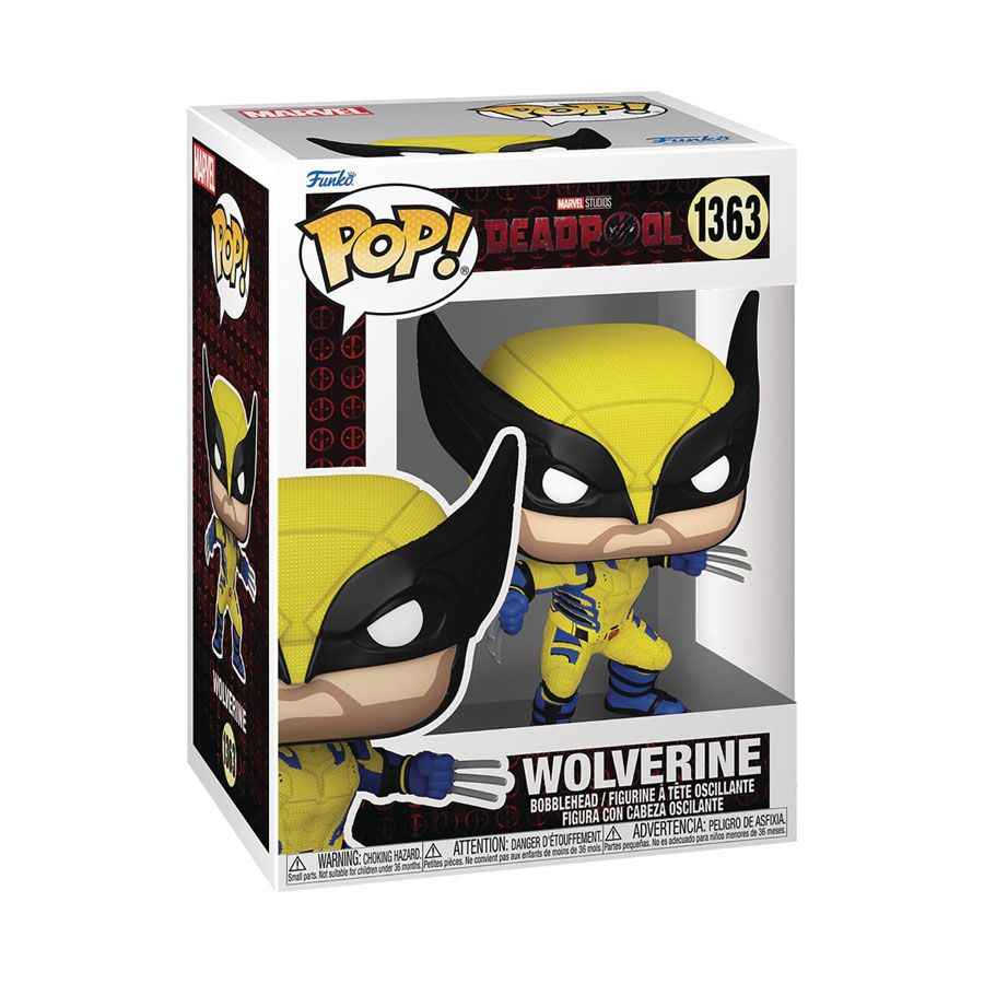 POP Marvel Deadpool & Wolverine Wolverine With Claws Vinyl Bobble Head