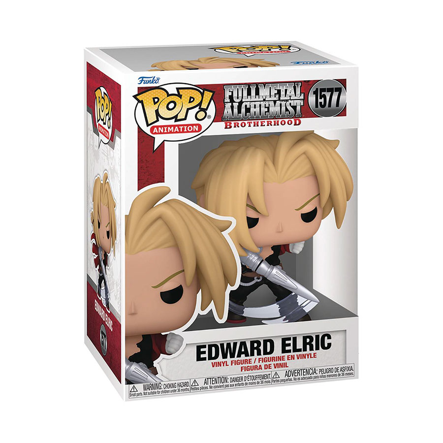 POP Animation Fullmetal Alchemist Brotherhood Edward Elric With Blade Arm Vinyl Figure