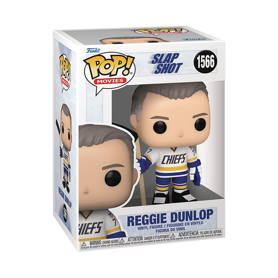 POP Movies Slap Shot Reggie Dunlop Vinyl Figure