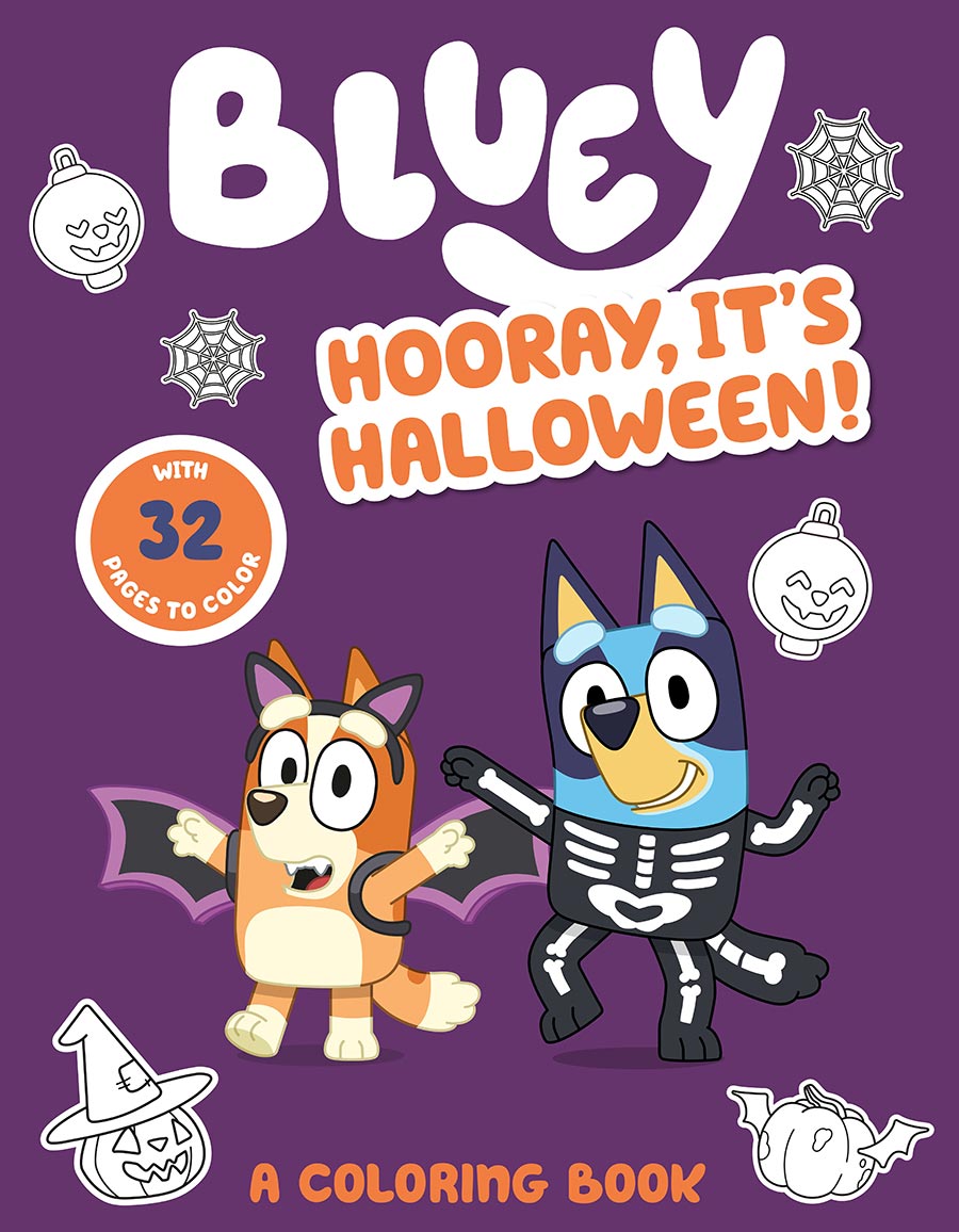 Bluey Hooray Its Halloween A Coloring Book TP