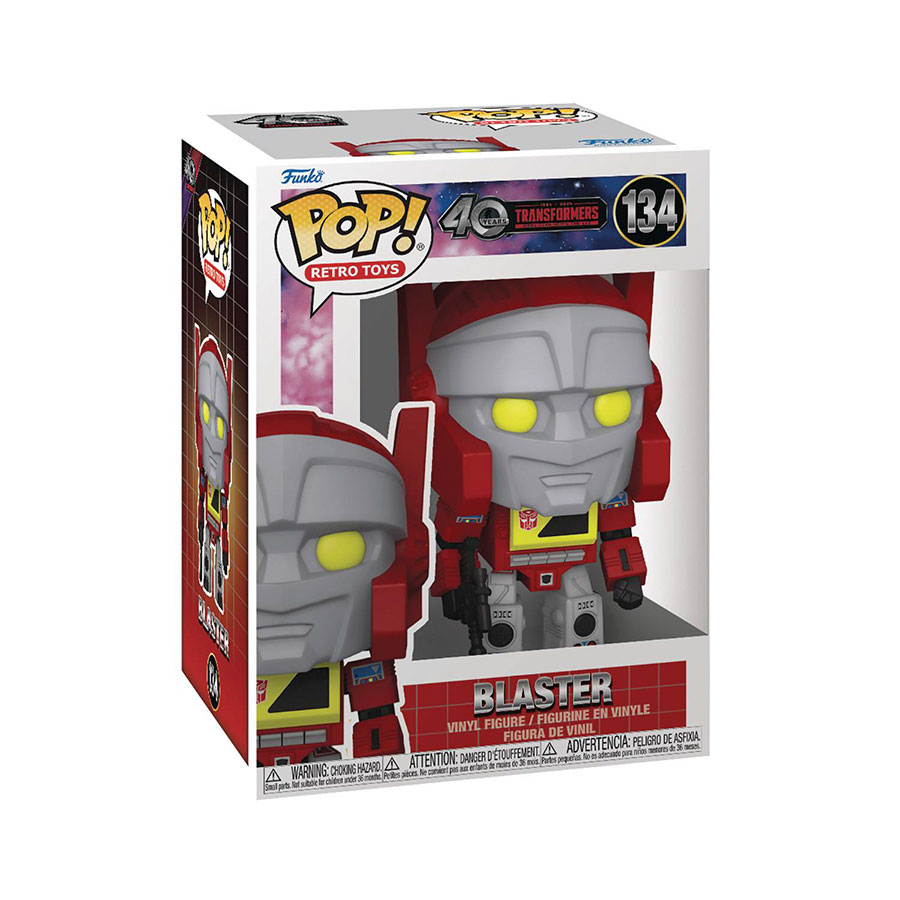 POP Retro Toys Transformers Generation 1 Blaster Vinyl Figure
