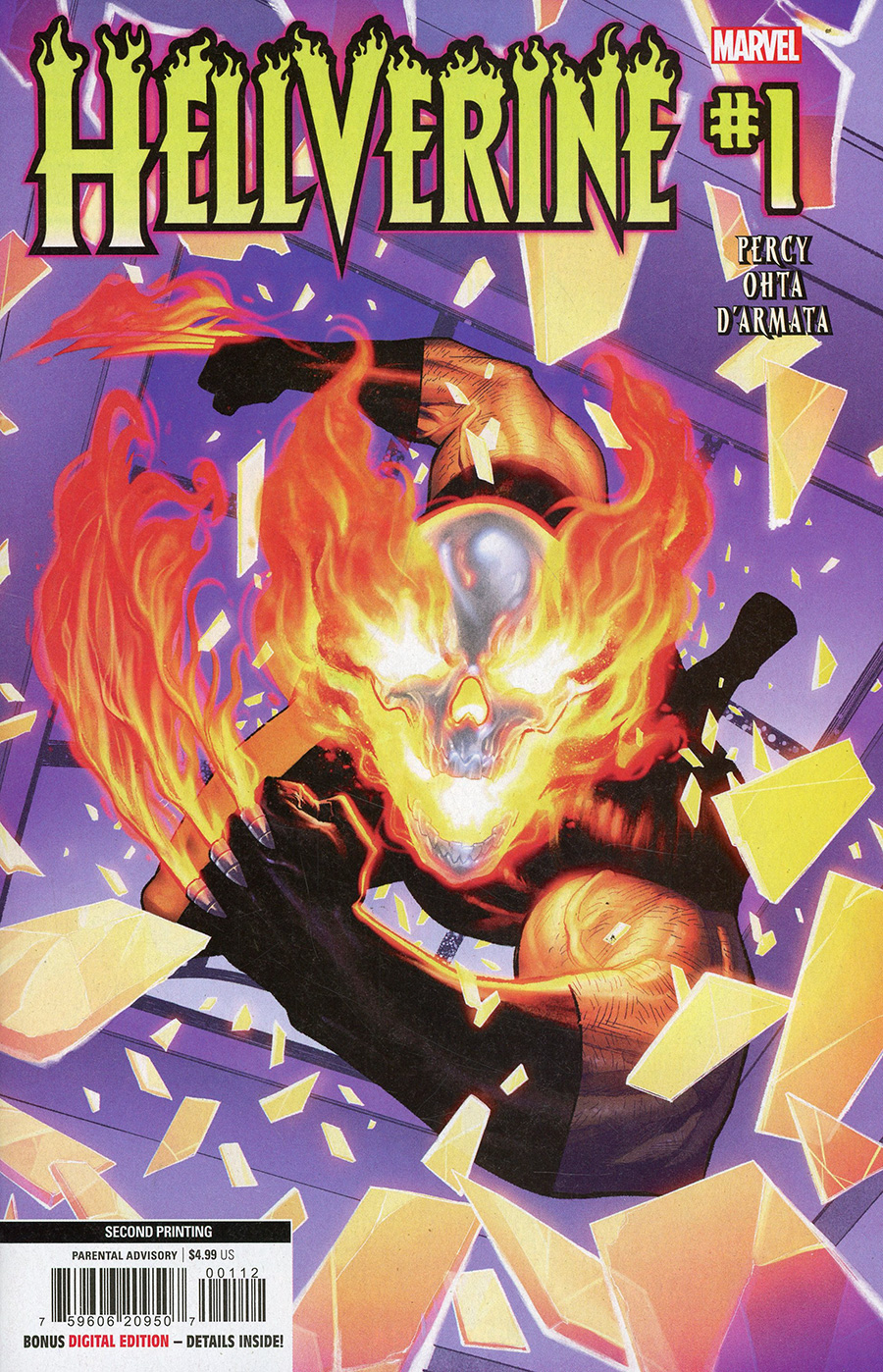 Hellverine #1 Cover I 2nd Ptg Martin Coccolo Variant Cover