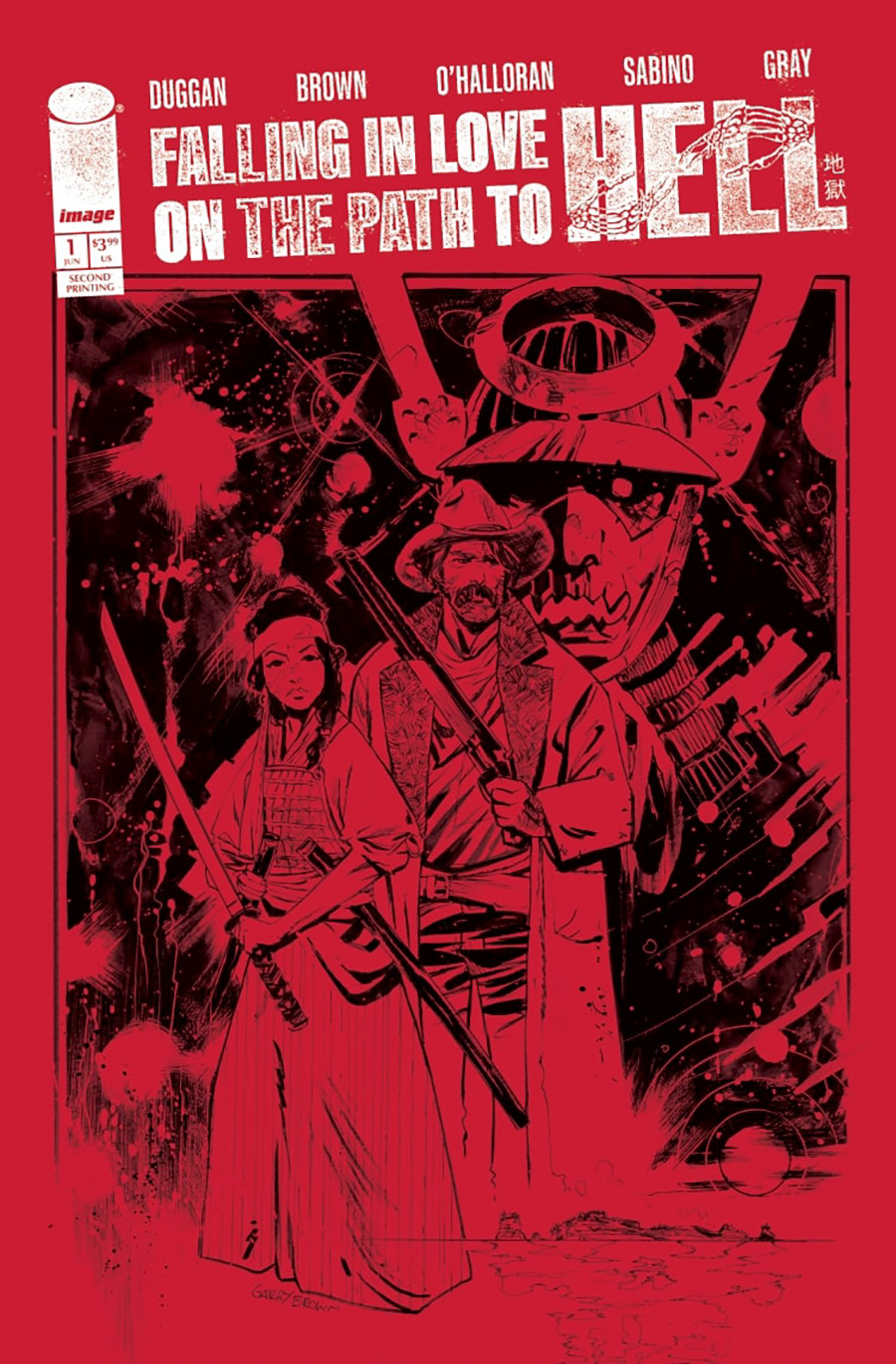 Falling In Love On The Path To Hell #1 Cover D 2nd Ptg (Limit 1 Per Customer)