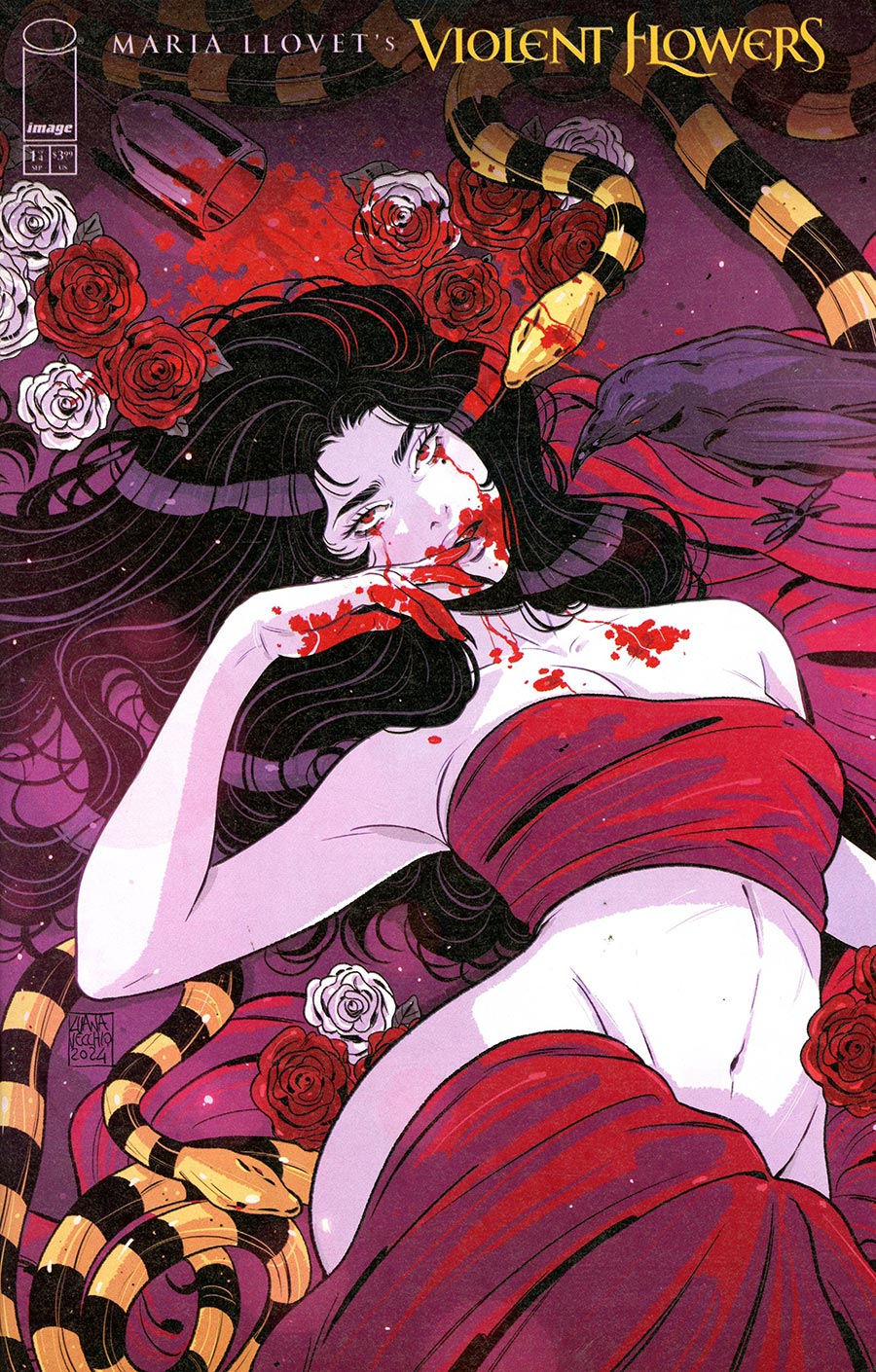 Maria Llovets Violent Flowers #1 Cover G Variant Luana Vecchio Cover