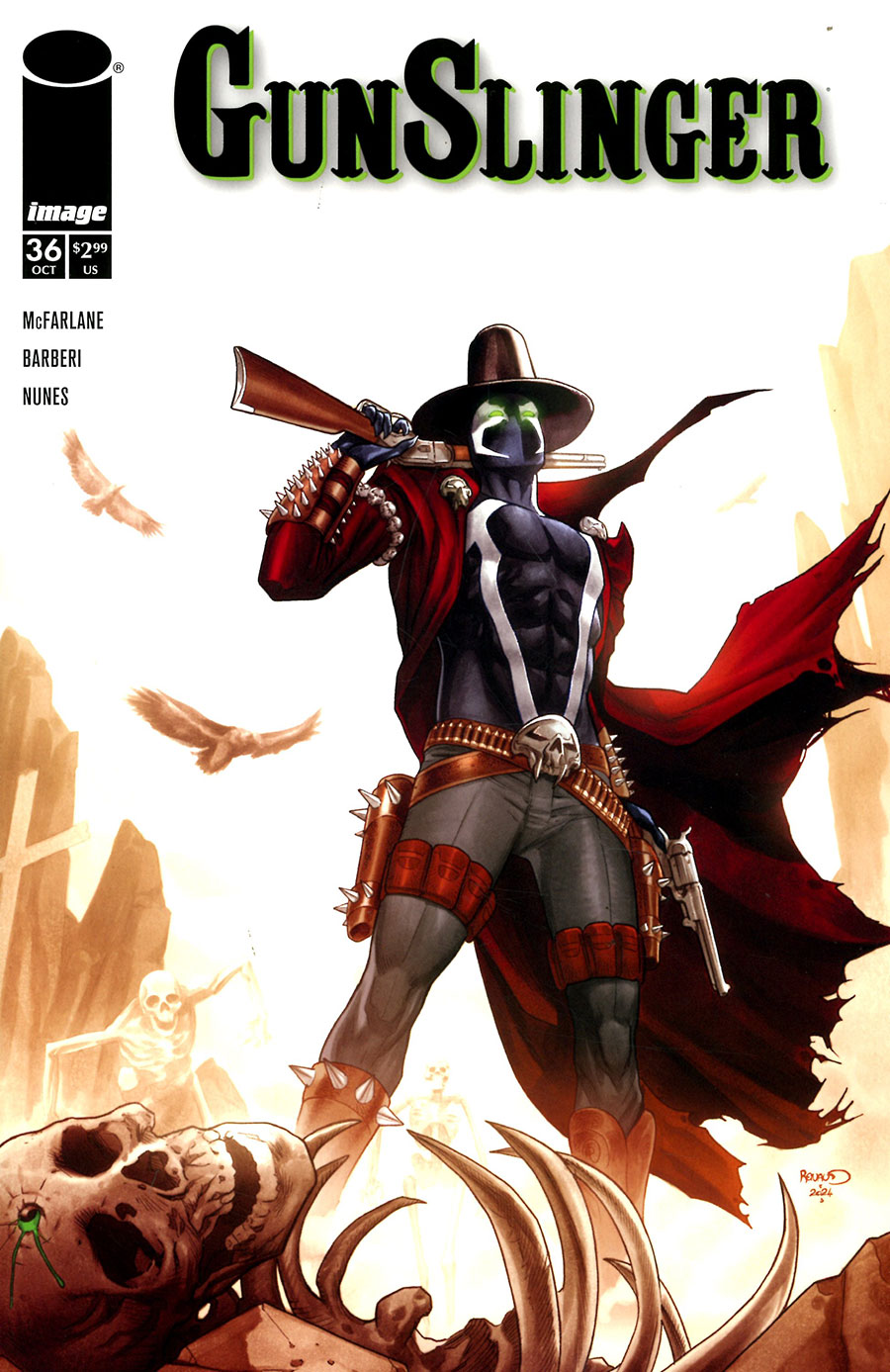 Gunslinger Spawn #36 Cover A Regular Paul Renaud Cover