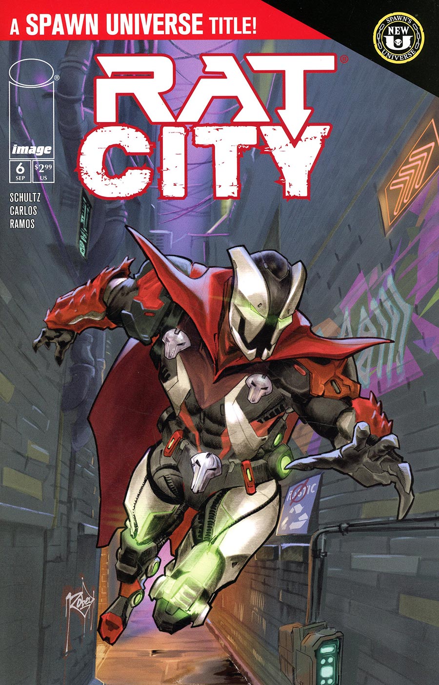 Rat City #6 Cover B Variant Thaddeus Robeck Cover