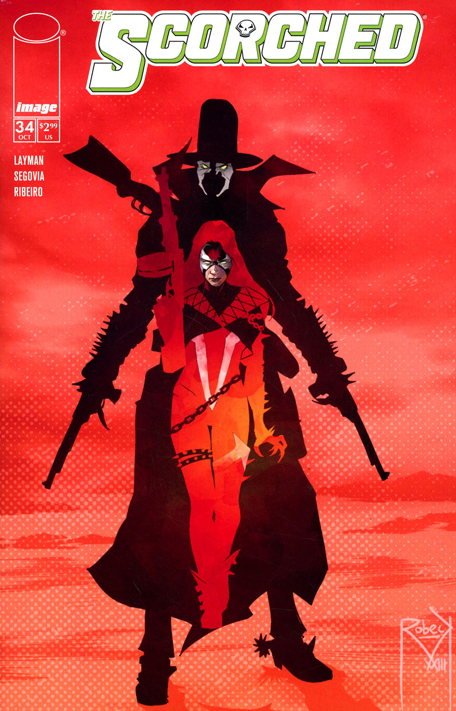Scorched #34 Cover A Regular Thaddeus Robeck Cover