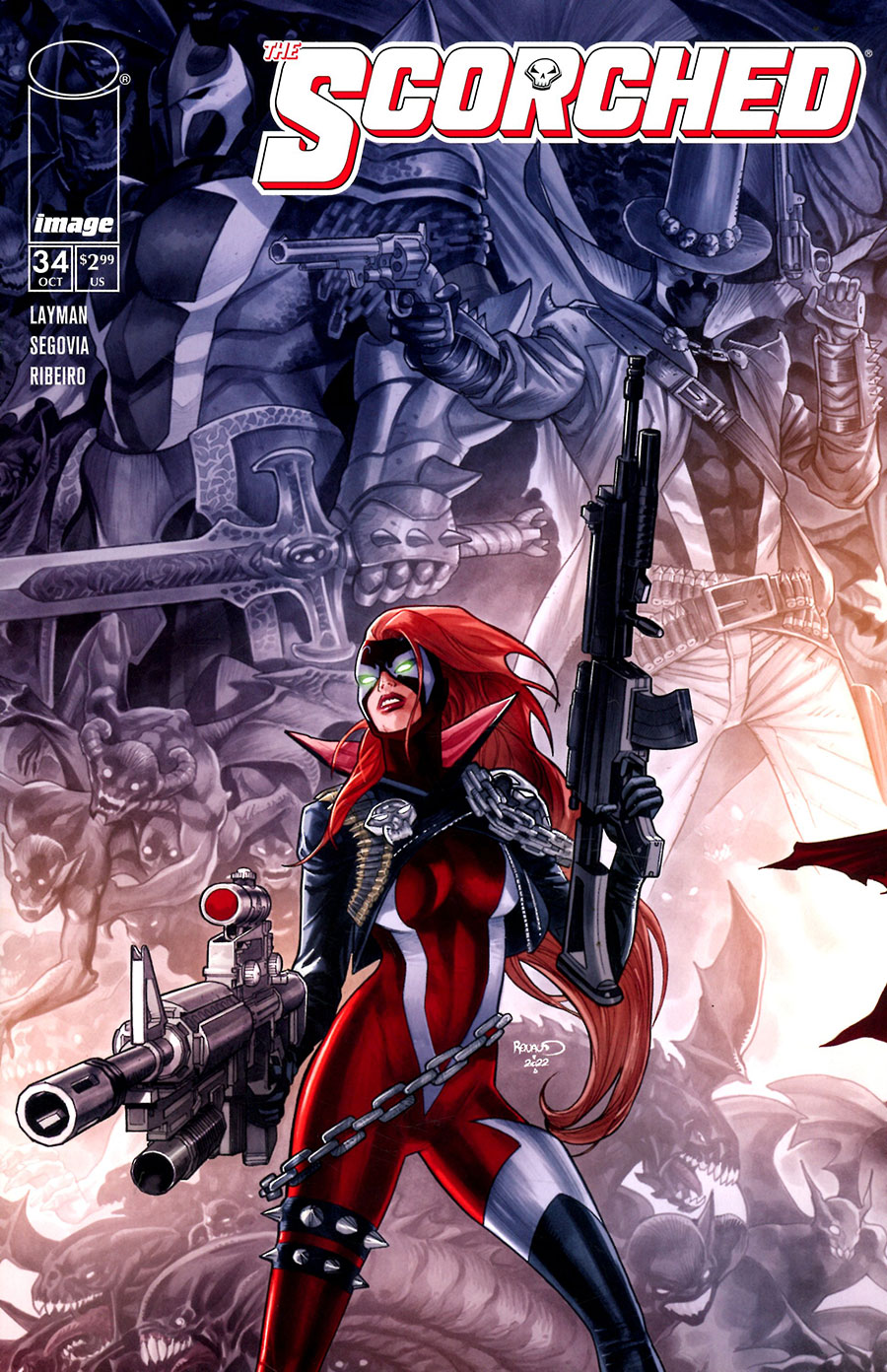 Scorched #34 Cover B Variant Paul Renaud Cover