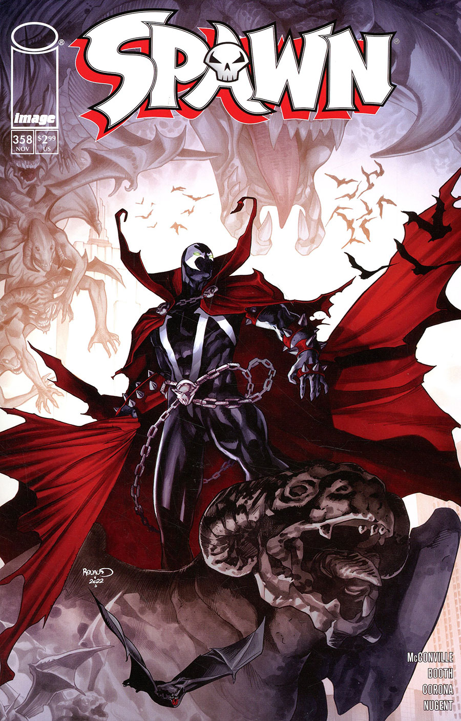 Spawn #358 Cover B Variant Paul Renaud Cover