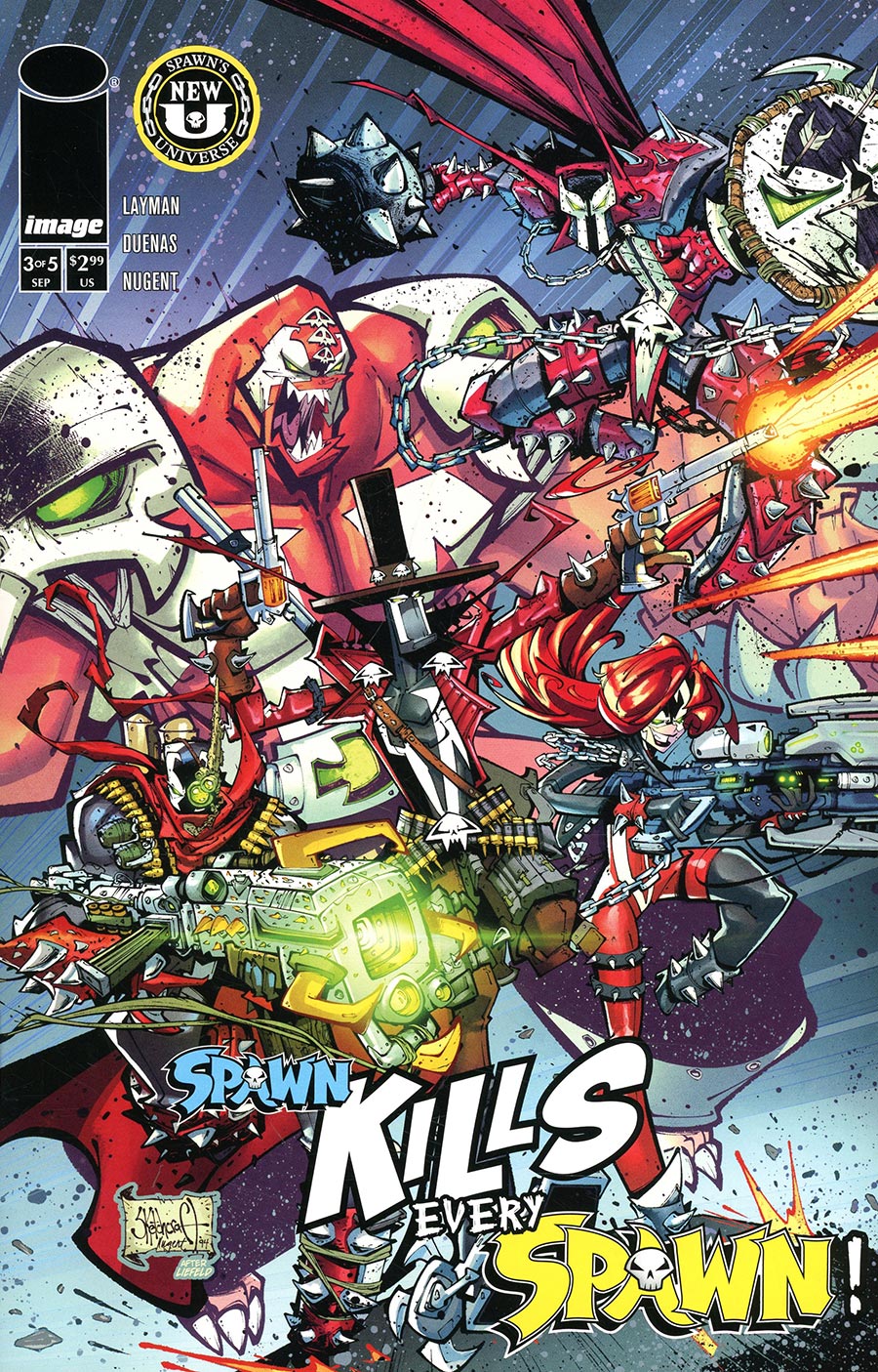 Spawn Kills Every Spawn #3 Cover A Regular Rob Sketchcraft Duenas Cover