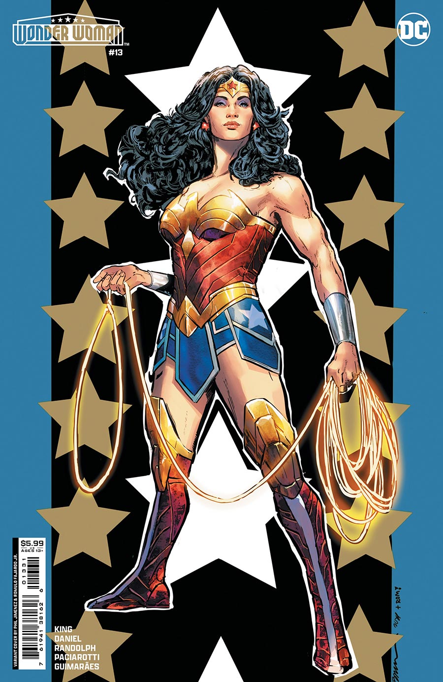 Wonder Woman Vol 6 #13 Cover B Variant Phil Jimenez Card Stock Cover (Absolute Power Tie-In)