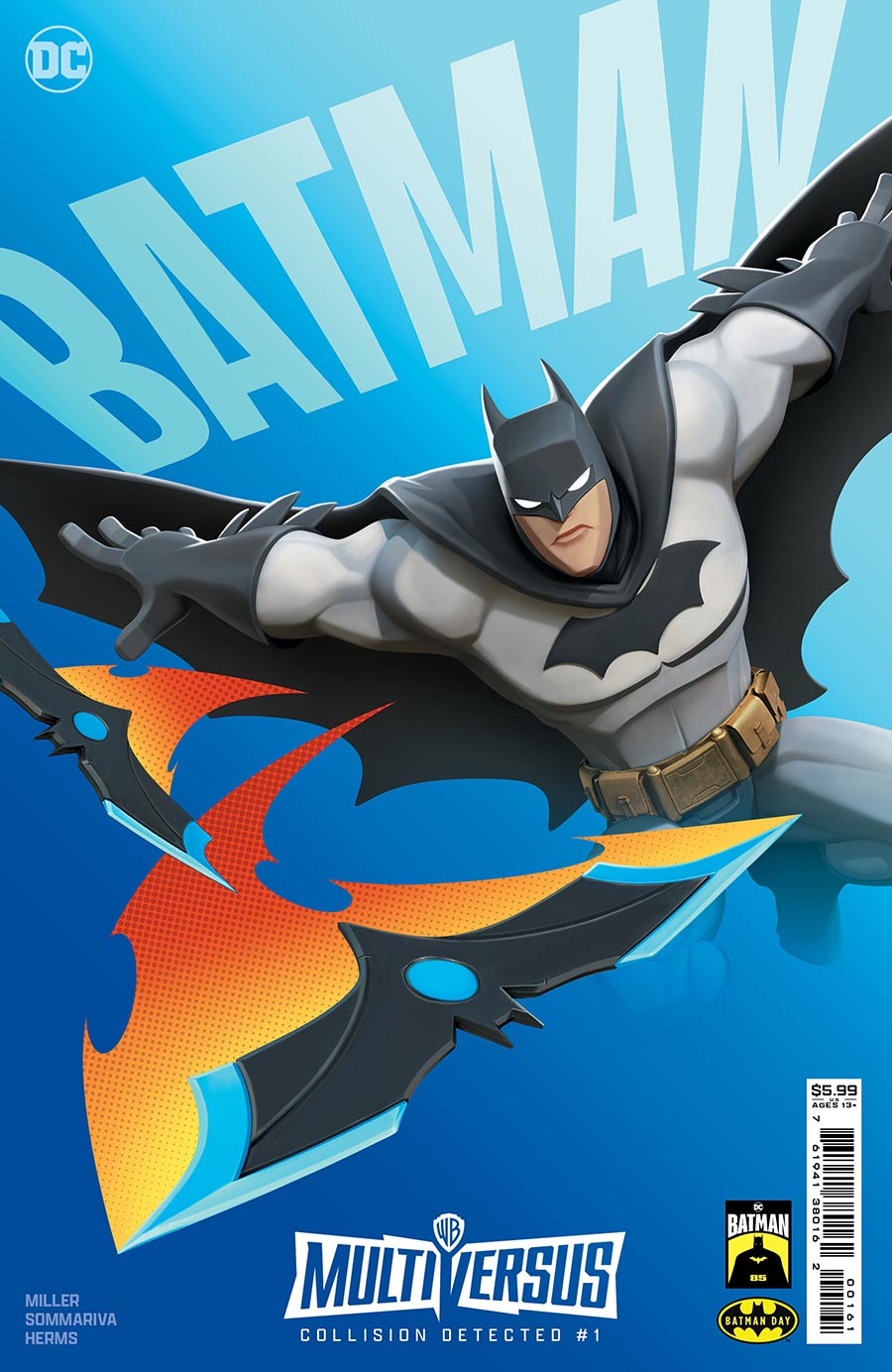 Multiversus Collision Detected #1 Cover D Variant Batman Game Key Art Card Stock Cover