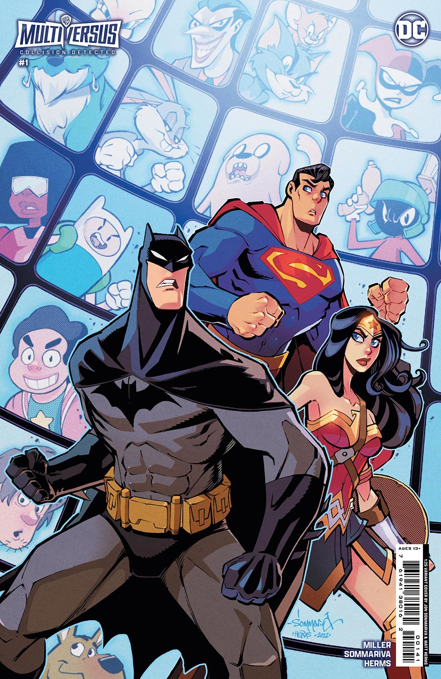 Multiversus Collision Detected #1 Cover E Incentive Jon Sommariva Card Stock Variant Cover