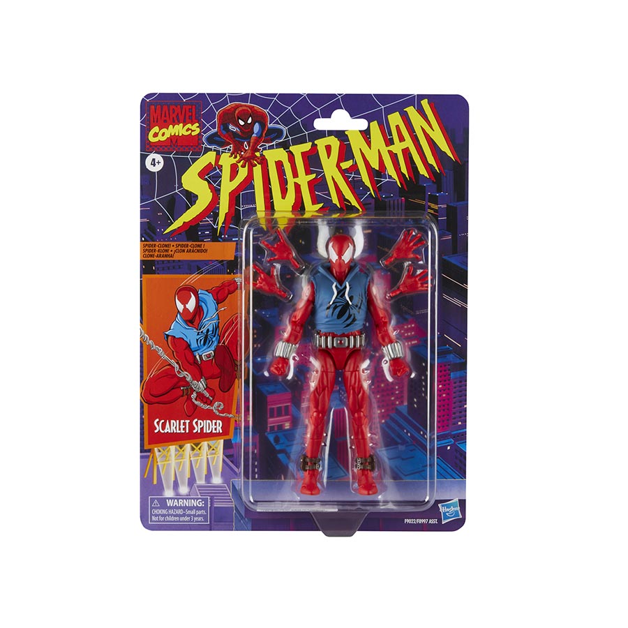Spider-Man Classic Legends Scarlet Spider 6-Inch Action Figure Case