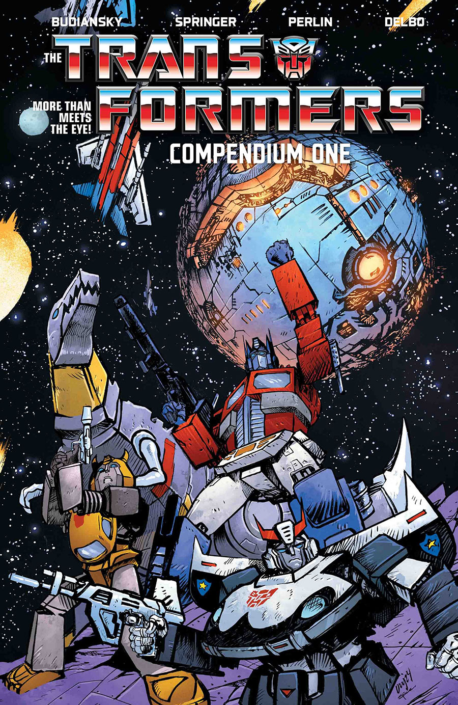 Transformers Compendium Vol 1 TP Book Market Daniel Warren Johnson & Mike Spicer Cover