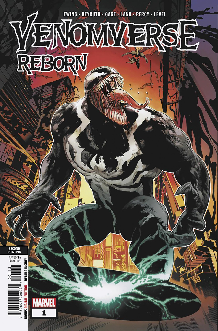 Venomverse Reborn #1 Cover G 2nd Ptg Greg Land Variant Cover