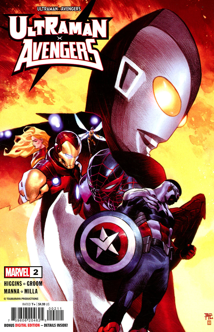 Ultraman x Avengers #2 Cover A Regular Dike Ruan Cover