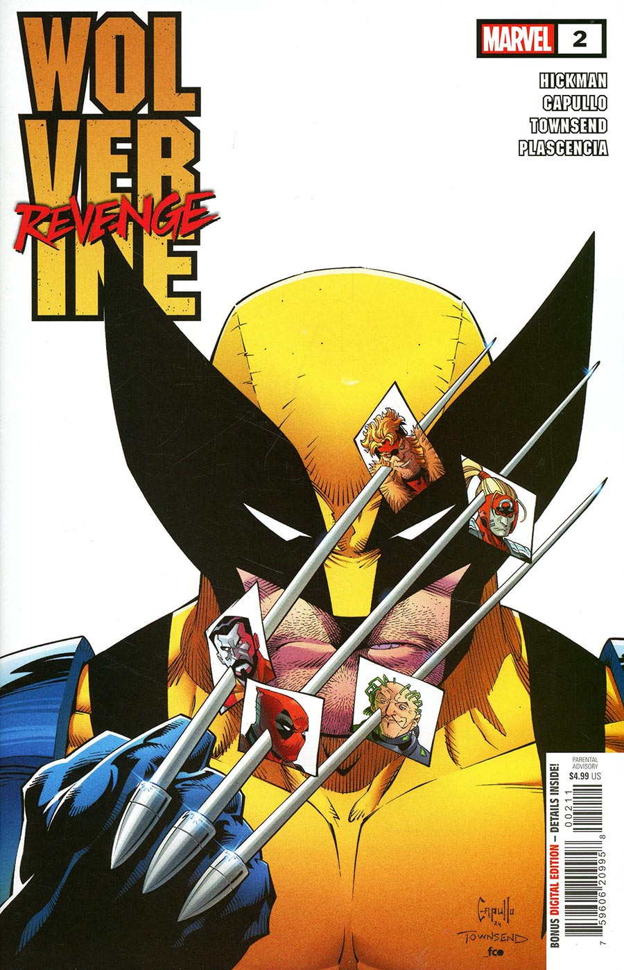 Wolverine Revenge #2 Cover A Regular Greg Capullo Cover