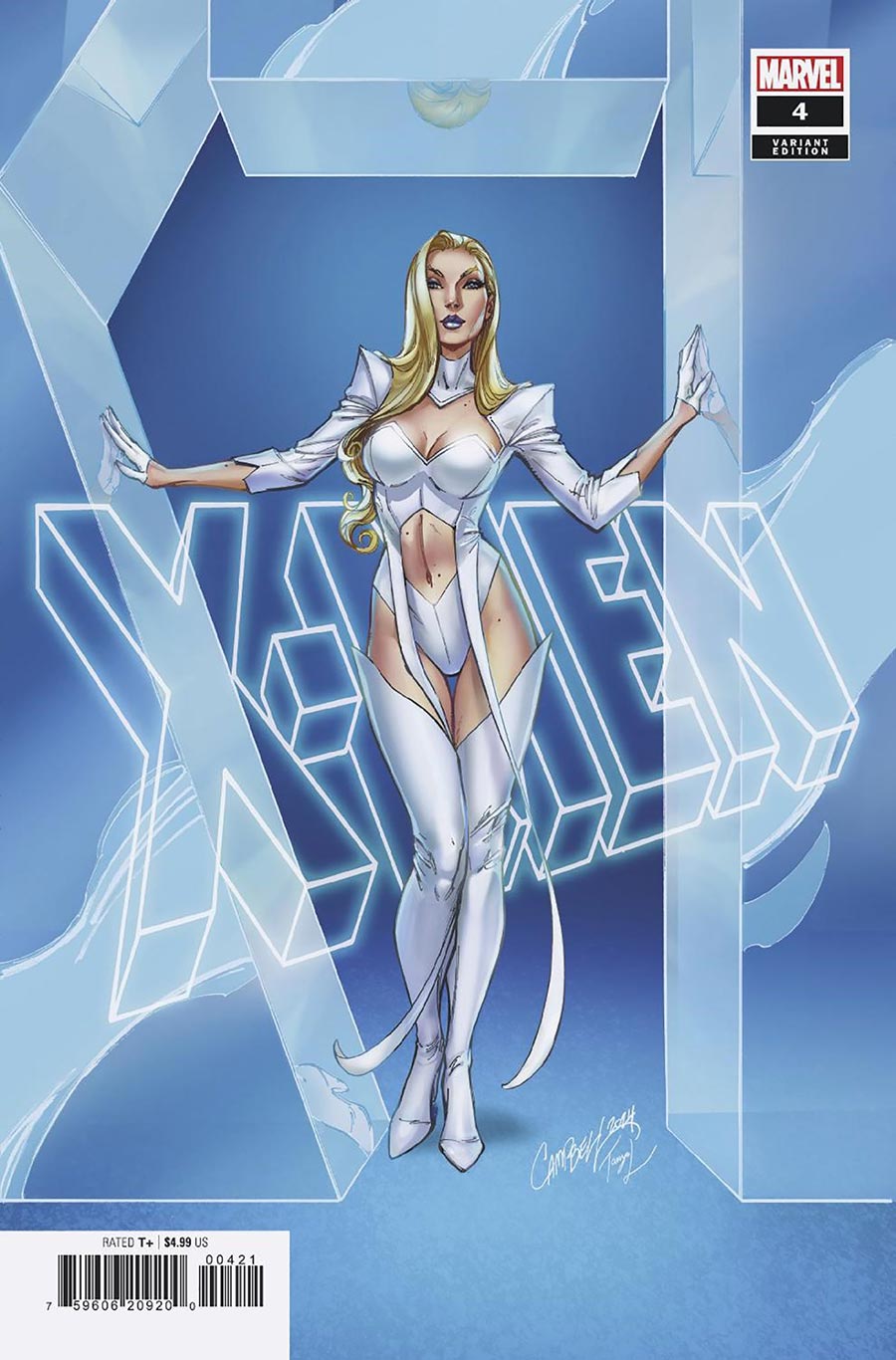 X-Men Vol 7 #4 Cover D Variant J Scott Campbell Emma Frost Cover