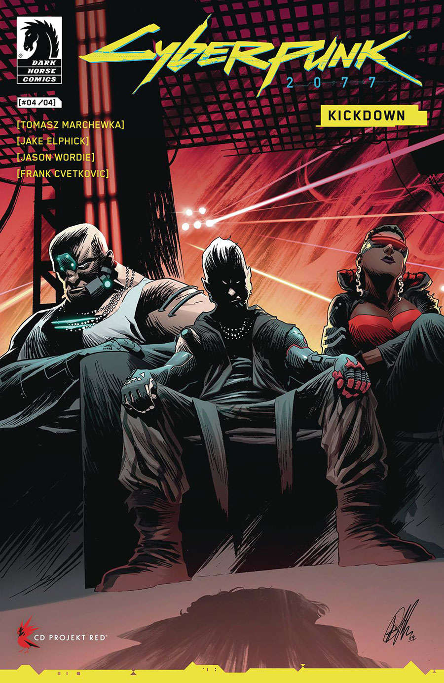 Cyberpunk 2077 Kickdown #4 Cover A Regular Jake Elphick Cover