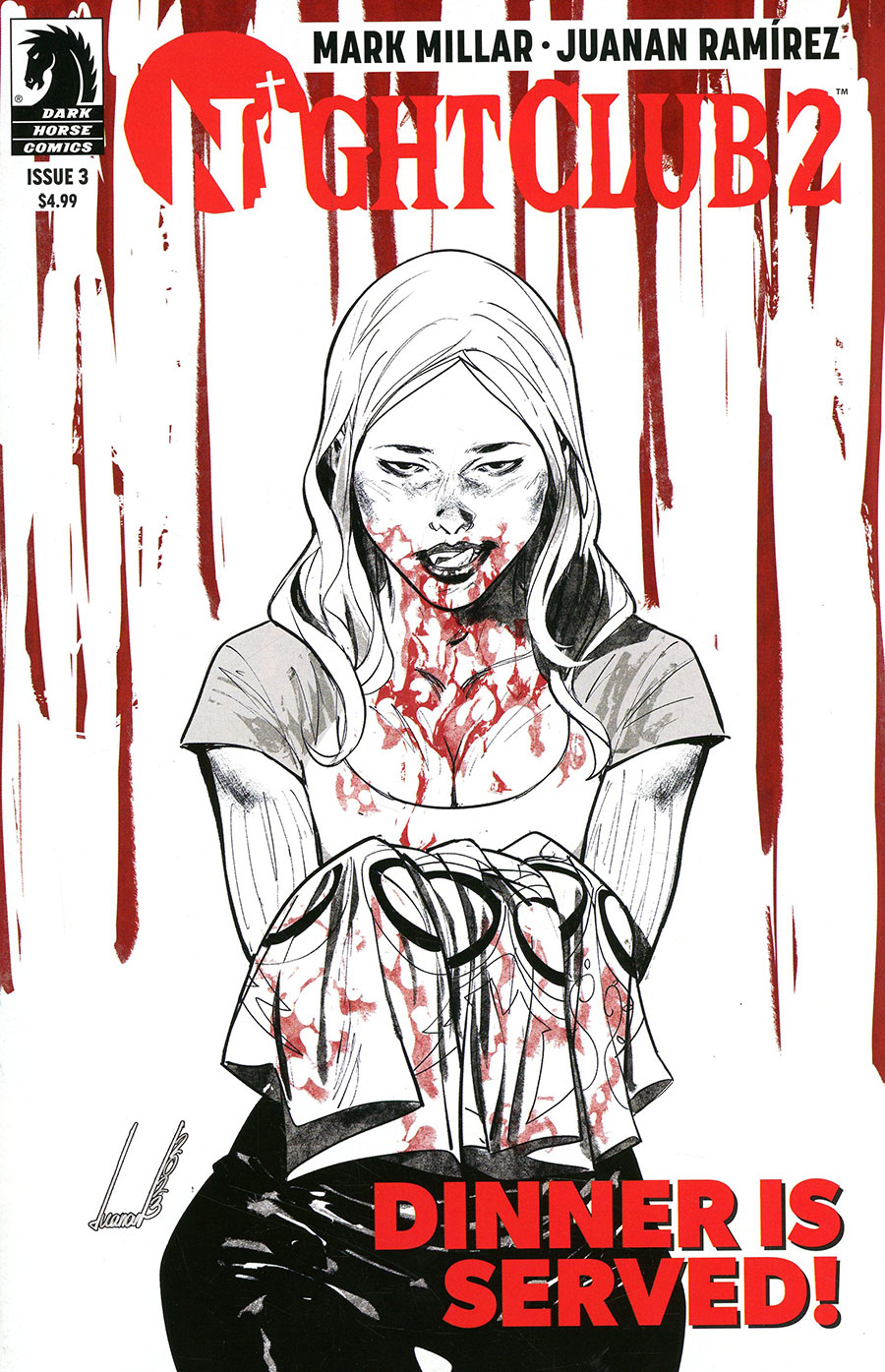 Night Club 2 #3 Cover B Variant Juanan Ramirez Black & White Cover
