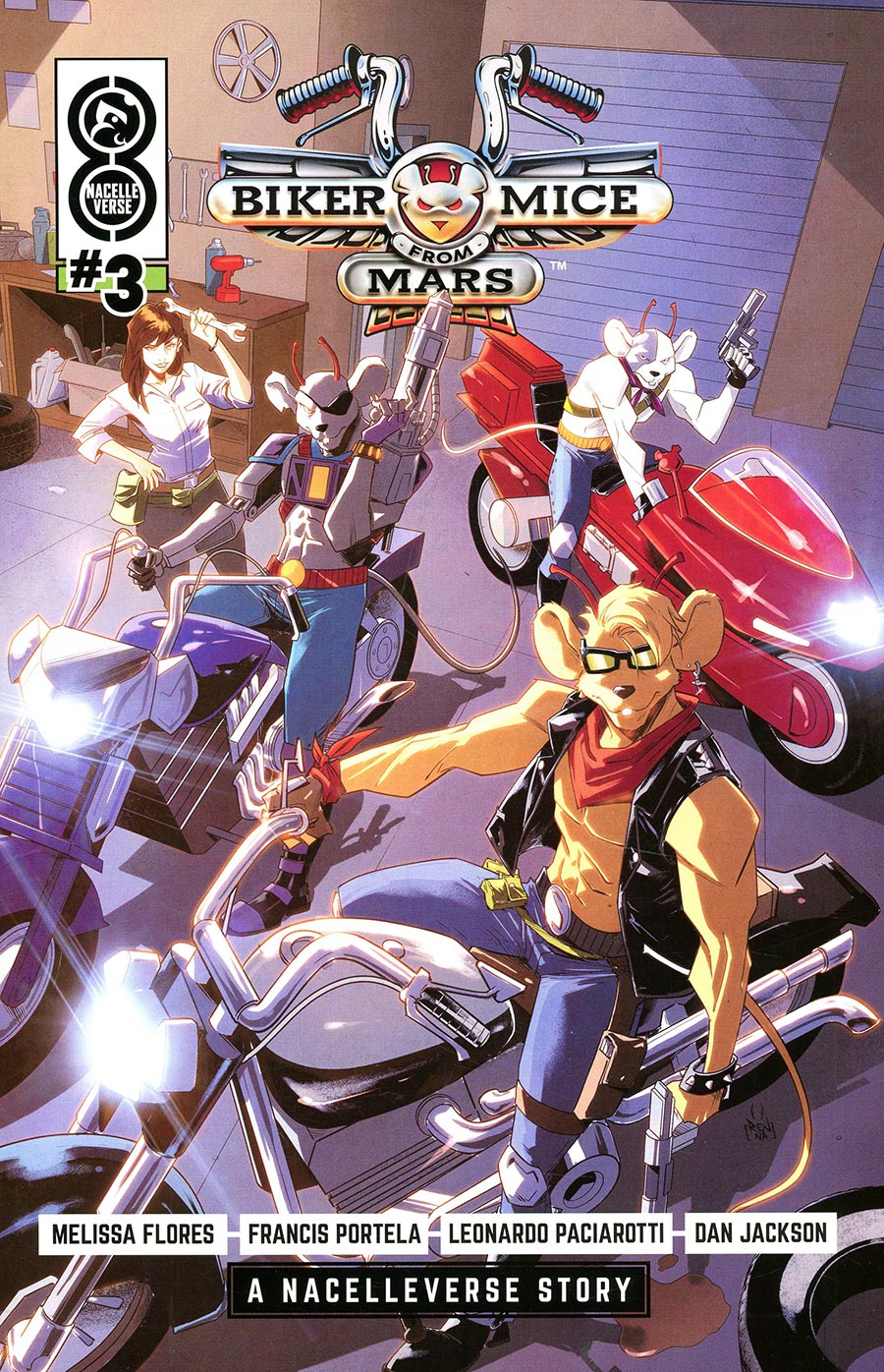 Biker Mice From Mars Vol 2 #3 Cover B Variant Marco Renna & Andrew Dalhouse Cover