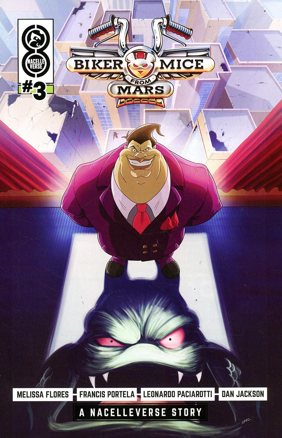 Biker Mice From Mars Vol 2 #3 Cover C Variant Patrick Spaziante cover