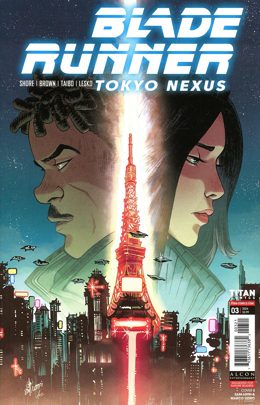 Blade Runner Tokyo Nexus #3 Cover B Variant Sam Lofti Cover